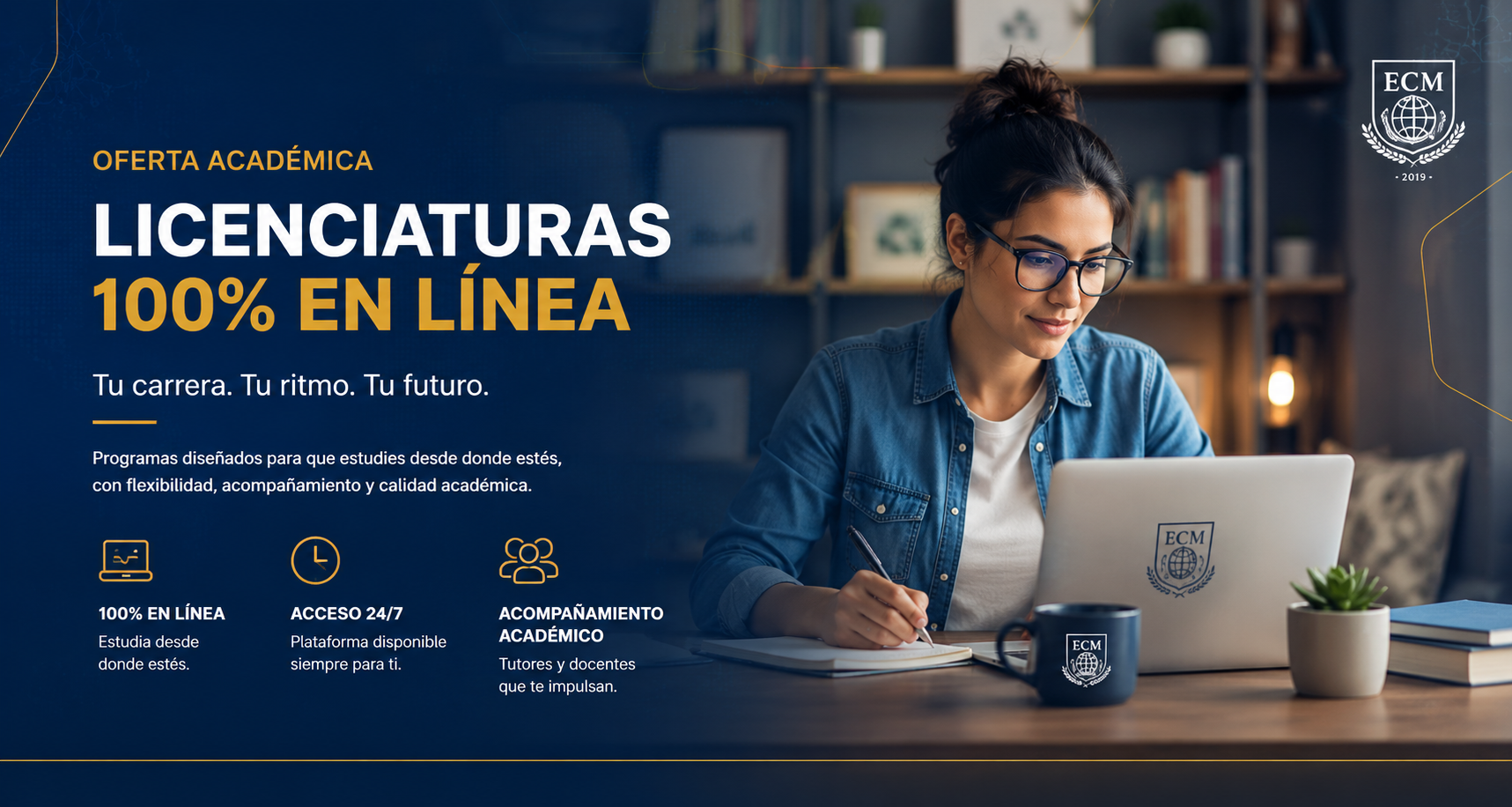 Oferta académica ESCOME: licenciaturas 100% en línea